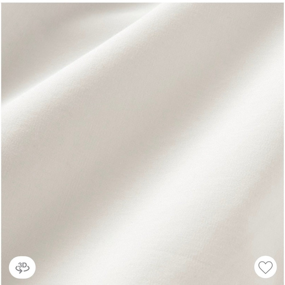 Standard Solid Performance 400 Thread Pillowcase Set Sour Cream - Threshold™ - Picture 3 of 9
